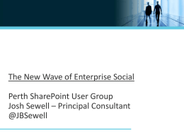Perth SPUG - SharePoint User Groups
