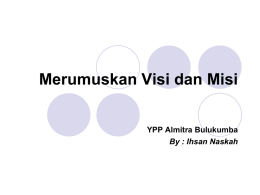 02-Pelatihan visi-dan-misi ihsan2014