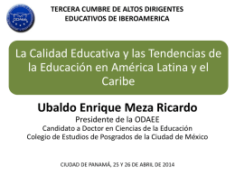 Reformas a la Educaci&oacute;n Superior