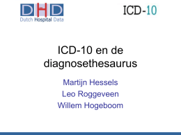 ICD 10 en de Diagnosethesaurus