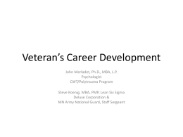 Veterans Career Development - Minnesota Career Development