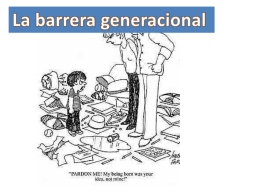 La barrera generacional - literatura-hispanica