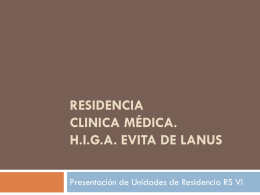 Clinica Medica - Region Sanitaria VI