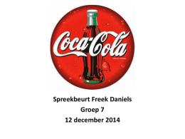 Coca-Cola spreekbeurt Freek 121214