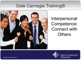 Interpersonal Competence Powerpoint