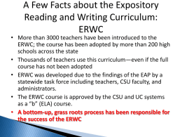 ERWC 2013 - Haiku Learning