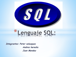 Que es el Lenguaje SQL