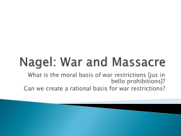 Nagel War and Massacre - Honors290-f12