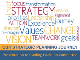 DofM Strategic Planning Journey