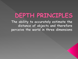 DEPTH PRINCIPLES powerpoint