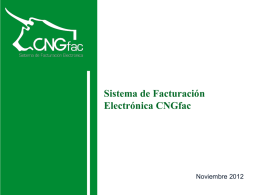5. Sistema de Facturación Electrónica CNGfac