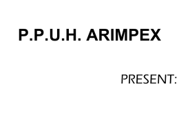 Prezentuje: - arimpex.info