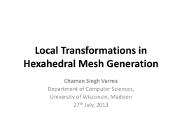 PhD. Prelims Presentation - University of Wisconsin