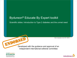 Byetta&reg;/Bydureon&reg; Educate By Expert toolkit