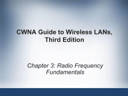 CWNA Guide to Wireless LANs,Third Edition