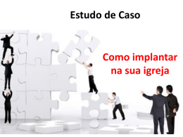 Liderando Grupos Pequenos que Transformam Vidas