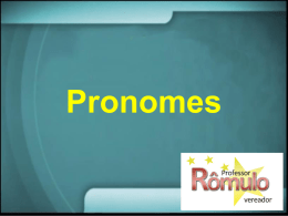 Pronomes - romulopt.com.br
