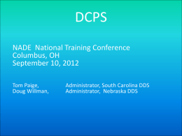 DCPS Update