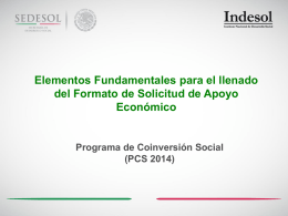 Proyecto - Indesol