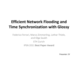 Efficient Network Flooding and Time Synchronization with Glossy