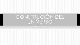 Constitución del universo