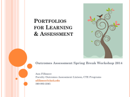 Portfolios for Learning & Assessment