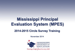 PowerPoint - Mississippi Department of Education