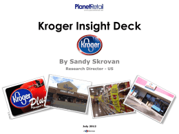 Kroger Insight Deck By Sandy Skrovan Research