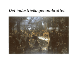 Det industriella genombrottet