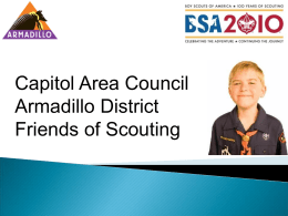 Friends of Scouting Powerpoint