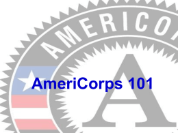 AmeriCorps 101 - Siena College