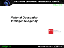 National Geospatial Intelligence Agency