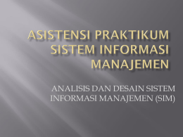design sistem informasi manajemen