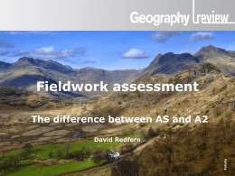 Fieldwork assessment