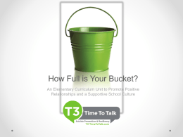 Bucket-Filler Powerpoint - T3