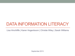 Data Information Literacy