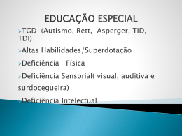 slides_educ_esp - COORDENAÇÃO DE EDUCAÇÃO ESPECIAL