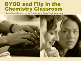 BYOD in the Chemistry Classroom