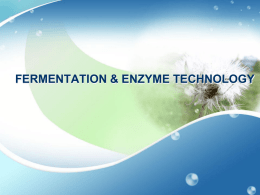 Fermentation & Enzyme Technology