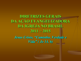 Apresentacao Diretrizes - Arquidiocese de Fortaleza