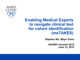 Enabling Medical Experts to Navigate Clinical Text for Co