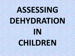 Dehydration in children-child health nursing ppt