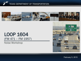 1604 Sound Wall Project