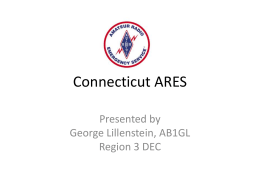 Connecticut ARES Region 3