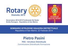 Pietro Pasini - Rotary distretto 2072