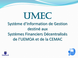 UMEC-demo - Microfinance au Sénégal
