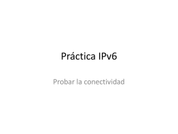IPv6 Practica - BilbaoLaVieja.NET