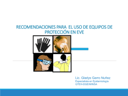 Ébola : equipos de protección