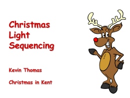 Christmas Light Sequencing