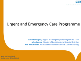 Urgent & Emergency Care Programme